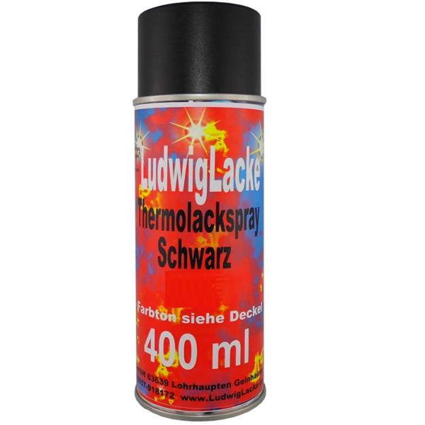 Ludwig-Lacke Thermolack Auspuff / Motor 450°C Schwarz 400ml Spraydose